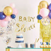 Picture of NAVY & PINK BABYGROW PLATES 8 PACK